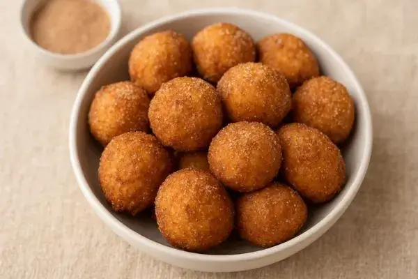 Bolinho de Chuva Vegano: fácil, crocante e irresistível