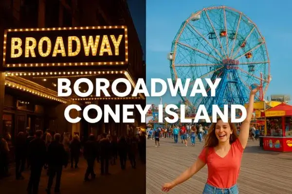 Broadway e Coney Island: Dois Tesouros Inesquecíveis de Nova York