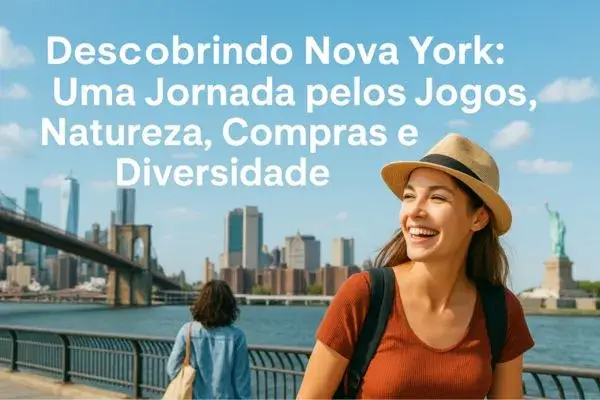 Descobrindo Nova York: Uma Jornada pelos Jogos, Natureza, Compras e Diversidade