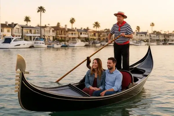 Newport Beach: Passeio de Gôndola, Praias Deslumbrantes, Desfile de Natal e Alta Gastronomia